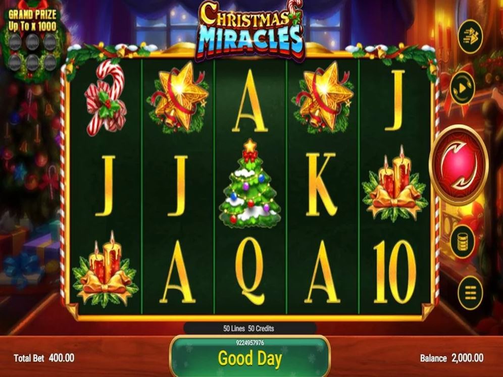 จะชนะเงินเดิมพัน x1000 ใน Christmas Miracles slot game  ได้อย่างไร?