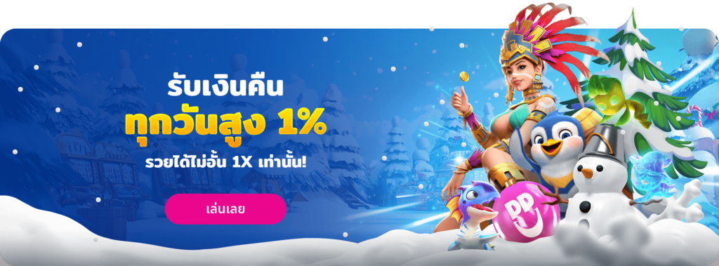 เงินคืนรายวัน 1 %